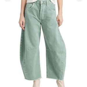 Citizens of Humanity green horseshoe jeans sz 27